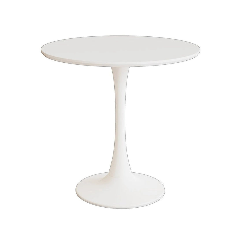Set da pranzo da 5 pezzi, tavolo da pranzo rotondo con 4 sedie