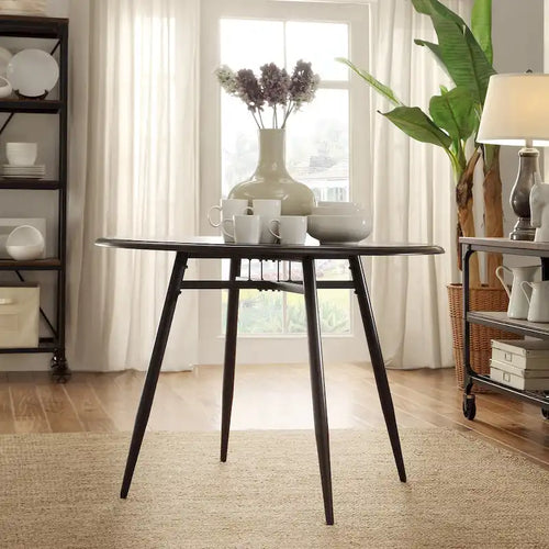 Set da pranzo Belita moderno in legno bicolore in 5 pezzi di ispirazione anni '50 iNSPIRE Q Modern