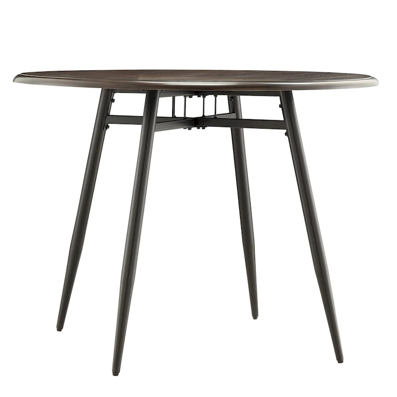 Set da pranzo Belita moderno in legno bicolore in 5 pezzi di ispirazione anni '50 iNSPIRE Q Modern