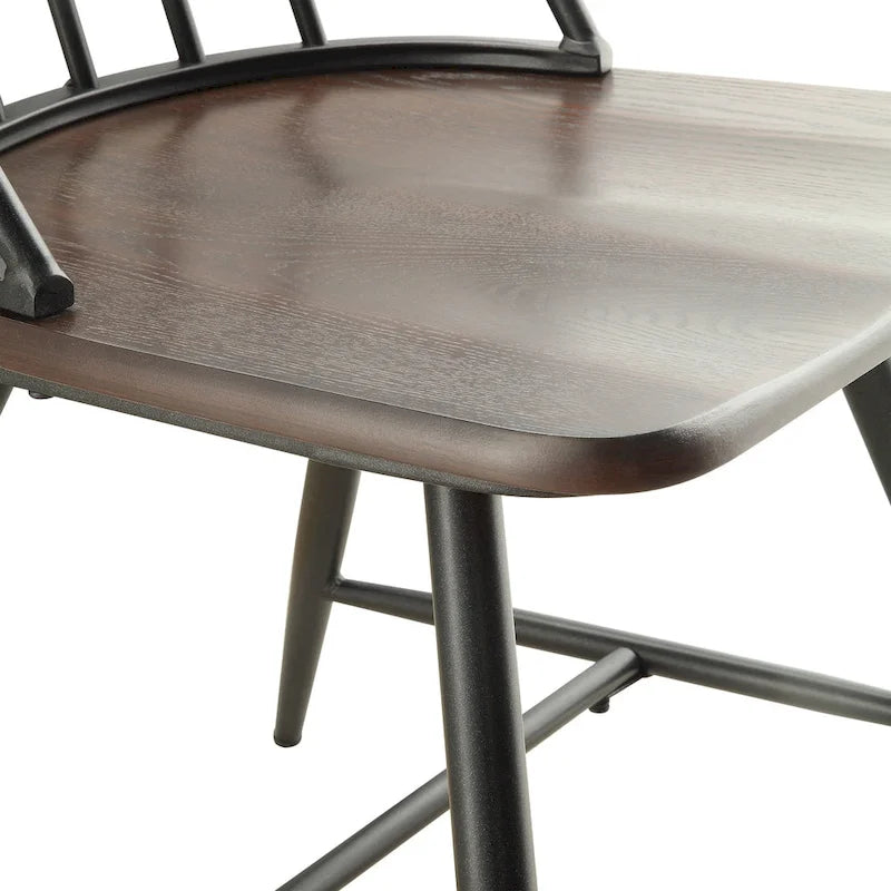 Set da pranzo Belita moderno in legno bicolore in 5 pezzi di ispirazione anni '50 iNSPIRE Q Modern