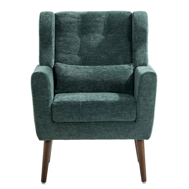 Comoda poltrona da lettura Mid-Century in ciniglia