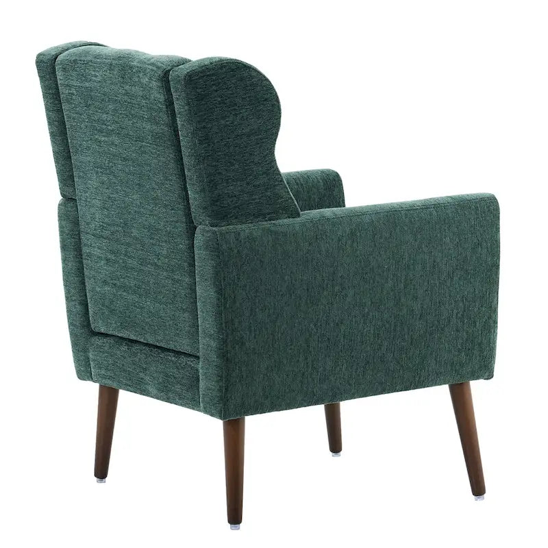Comoda poltrona da lettura Mid-Century in ciniglia