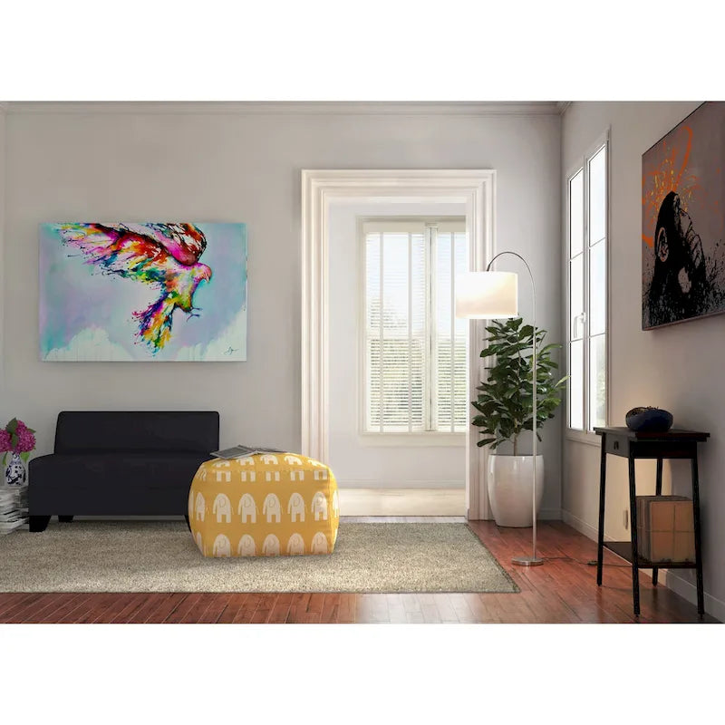 Console in legno Leick Home Empiria con cassetto e struttura in metallo