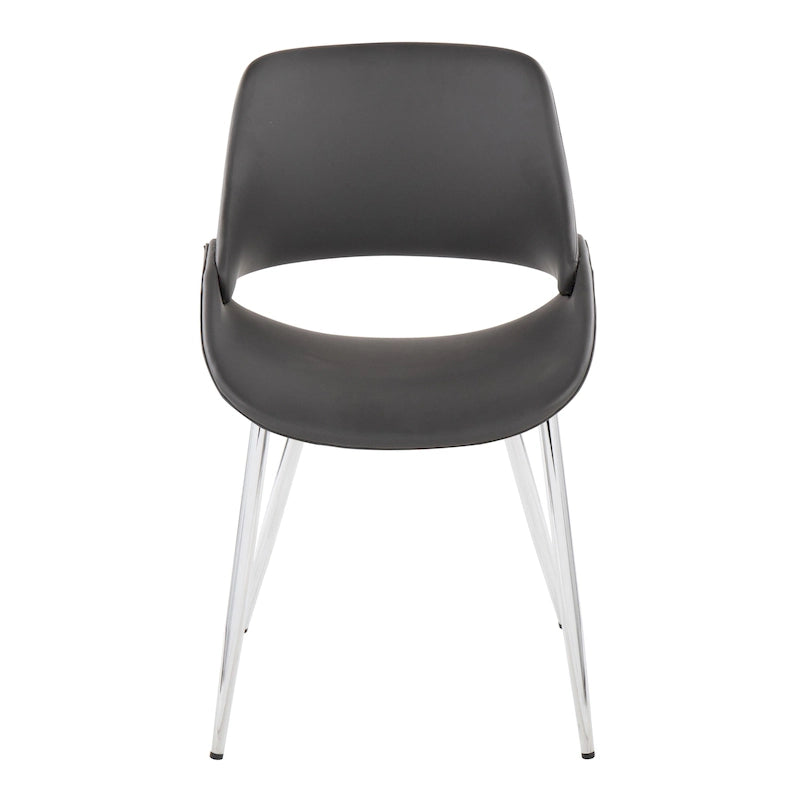Chaise de salle à manger Carson Carrington Svellingen avec pieds métalliques fuselés (lot de 2)