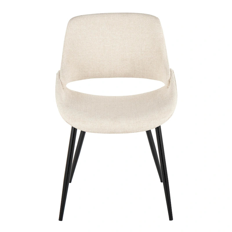 Chaise de salle à manger Carson Carrington Svellingen avec pieds métalliques fuselés (lot de 2)