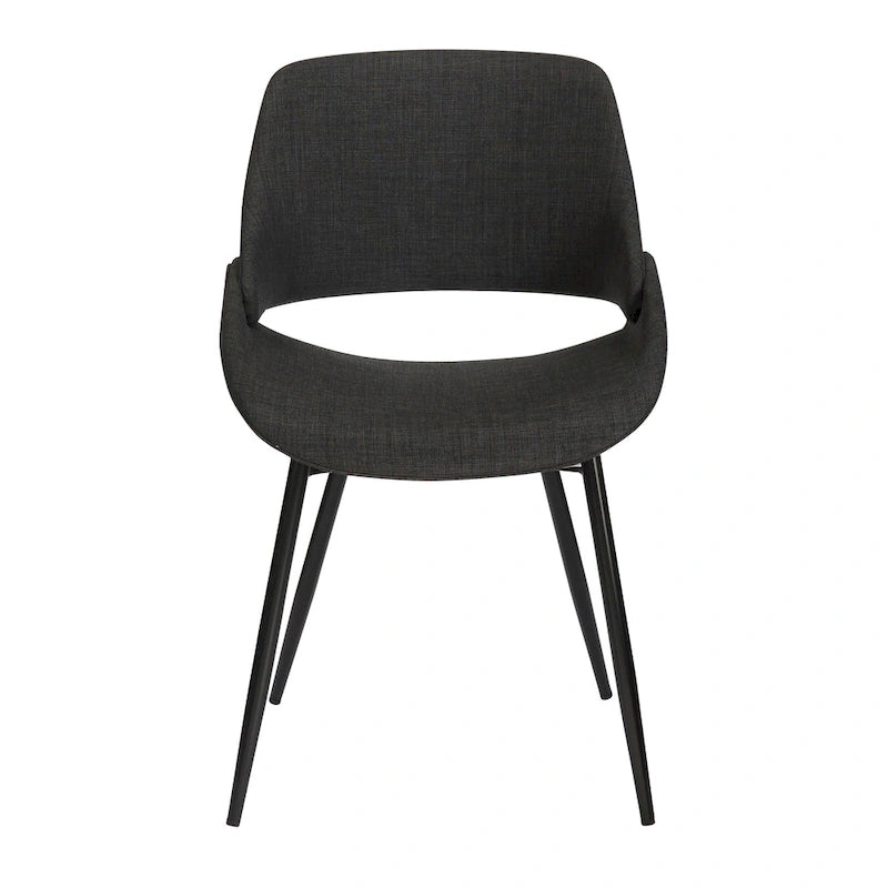 Sedia da pranzo Carson Carrington Svellingen con gambe affusolate in metallo (set da 2)