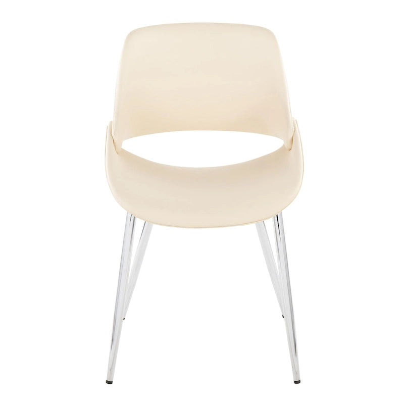 Sedia da pranzo Carson Carrington Svellingen con gambe affusolate in metallo (set da 2)