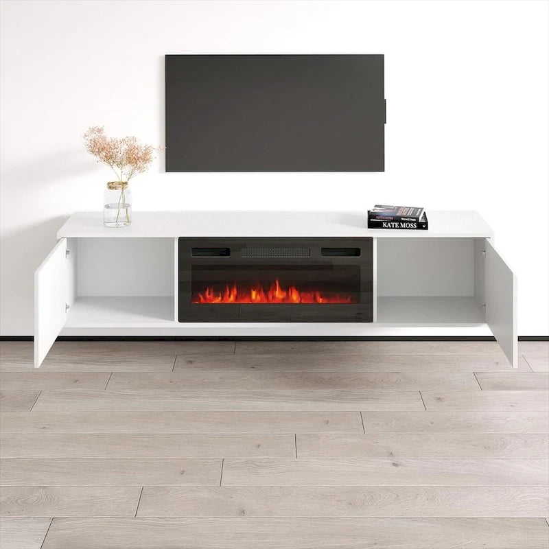 Mobile TV con caminetto Karp BL-EF