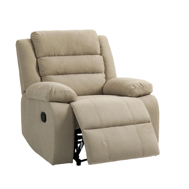 Set di 2 moderne poltrone reclinabili manuali regolabili