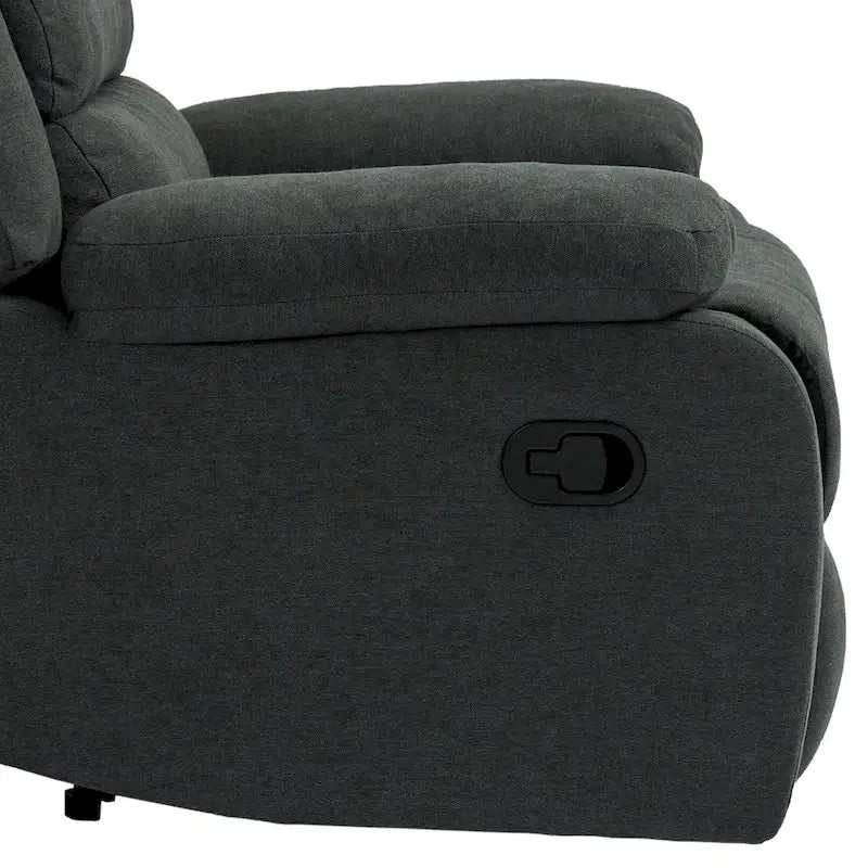 Set di 2 moderne poltrone reclinabili manuali regolabili