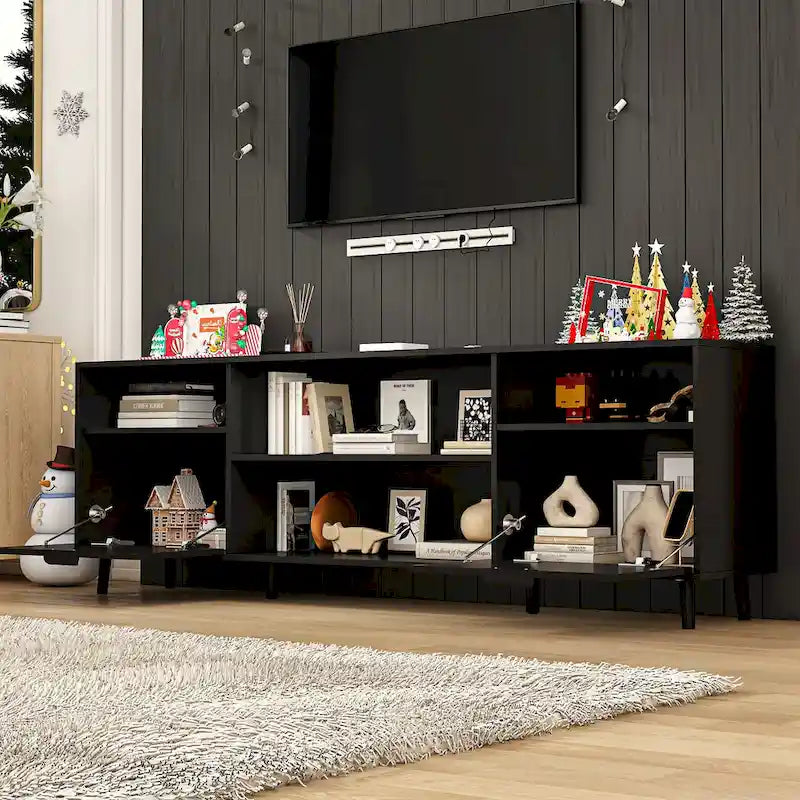 Caminetto elettrico d'ambiente e mobile TV resistente a basso consumo energetico