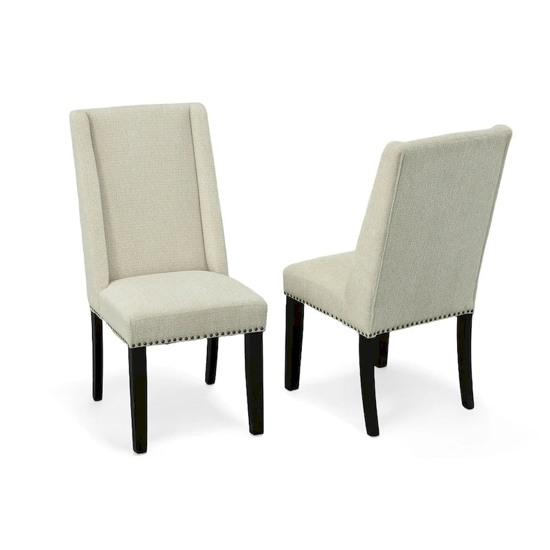 Sedia da pranzo imbottita Carolina Living Laurant - Set da 2