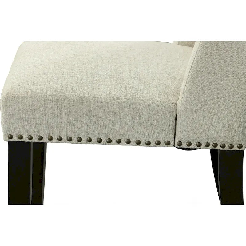 Sedia da pranzo imbottita Carolina Living Laurant - Set da 2