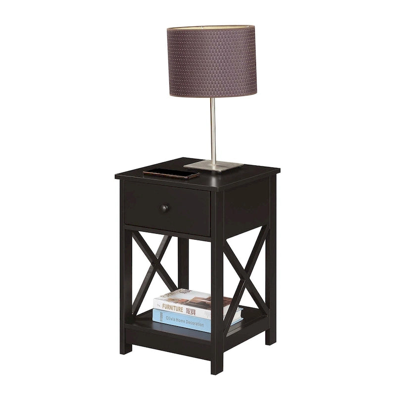 Convenience Concepts Oxford Tavolino con 1 cassetto e ripiano