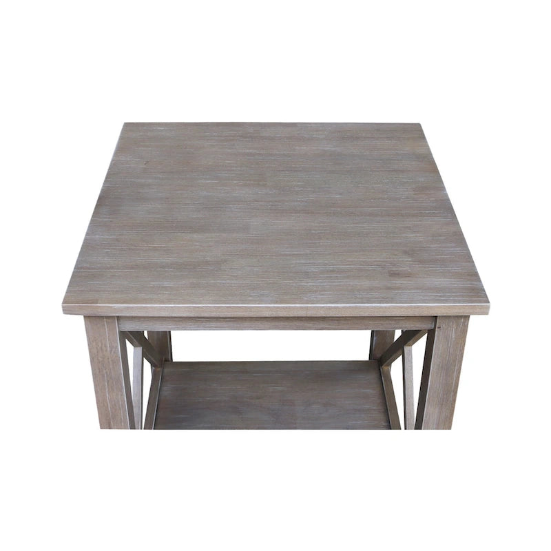 Tavolino finale in legno Hampton International Concepts