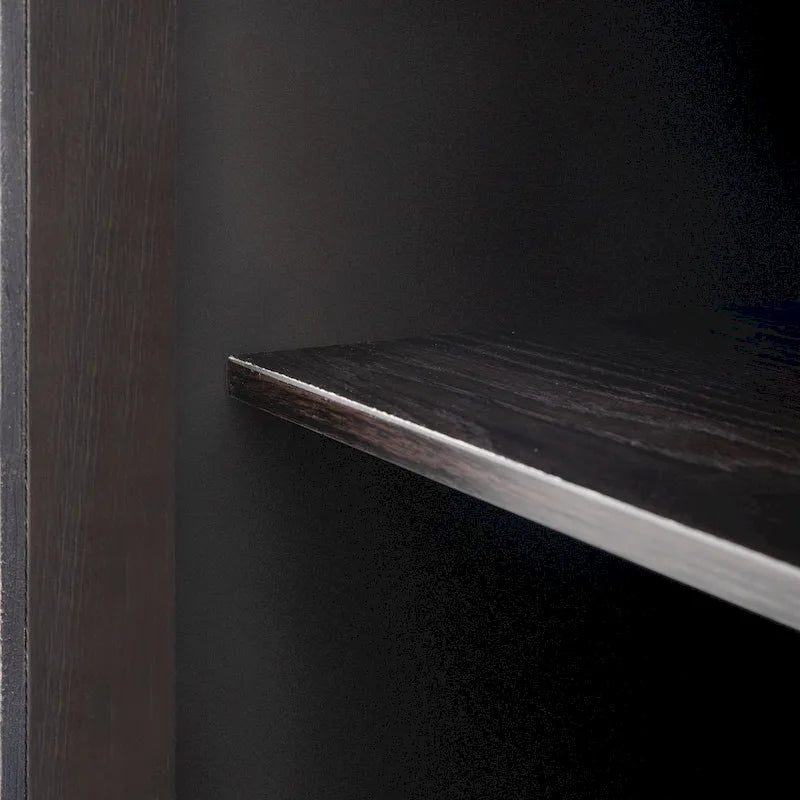 Mobile Contenitore in Legno con Tre Ante in Vetro Temperato