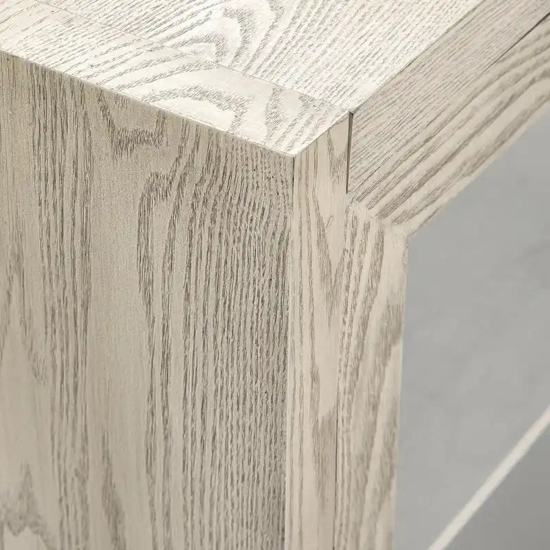 Mobile Contenitore in Legno con Tre Ante in Vetro Temperato