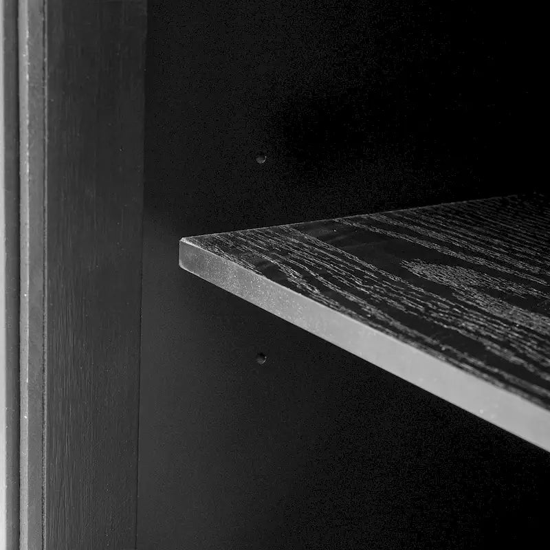 Mobile Contenitore in Legno con Tre Ante in Vetro Temperato