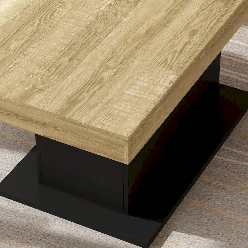 Tavolo da Pranzo Allungabile con Piano in Legno, Computer (Nero/Bianco)