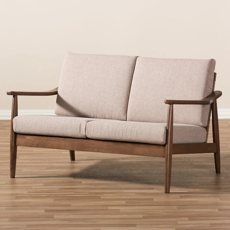 Divanetto Mid-Century di Baxton Studio