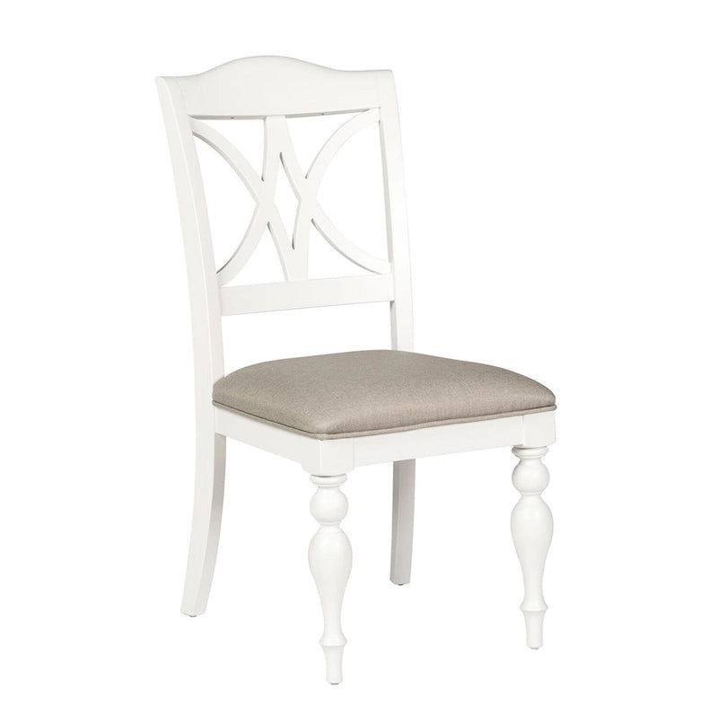 Sedia da Pranzo Slat Back (Set di 2) Summer House Oyster White