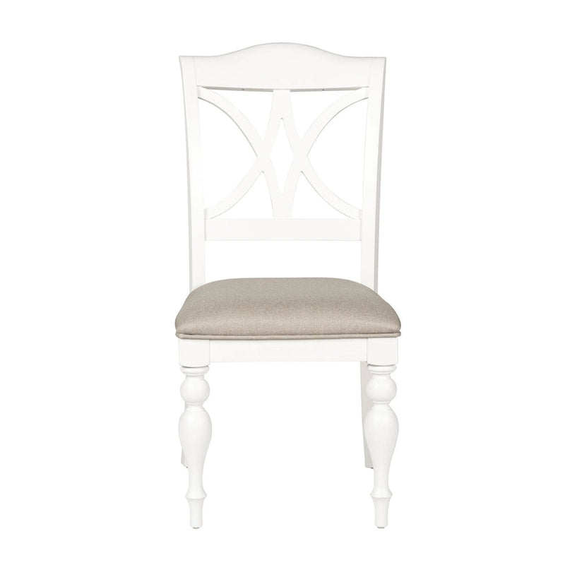 Sedia da Pranzo Slat Back (Set di 2) Summer House Oyster White