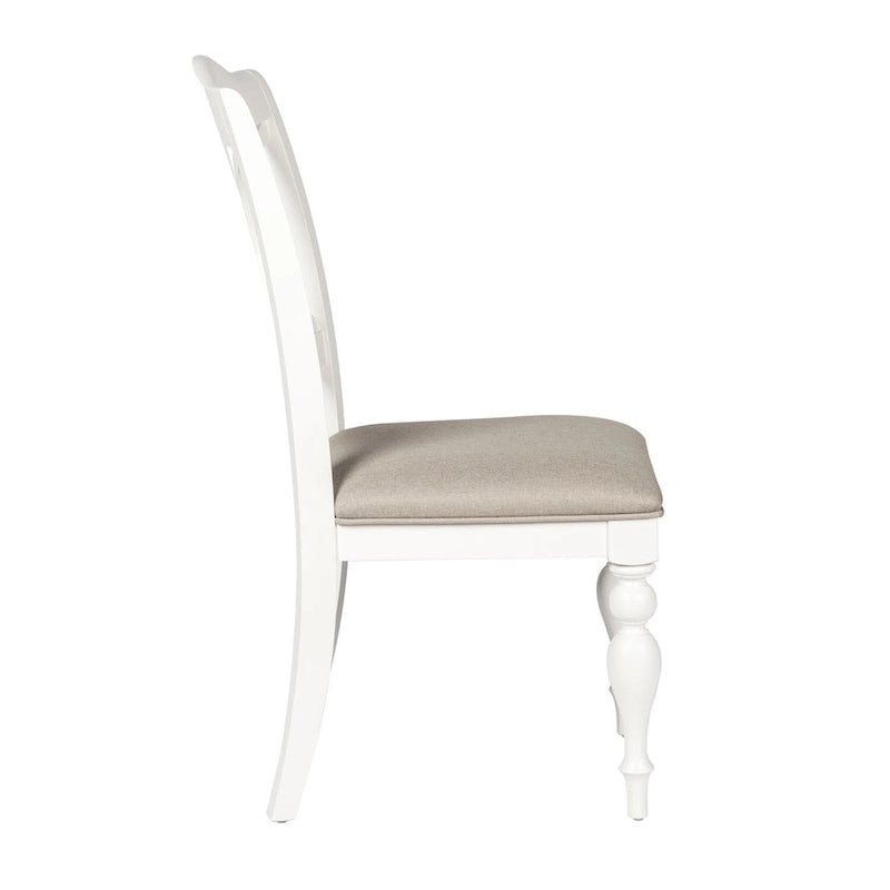 Sedia da Pranzo Slat Back (Set di 2) Summer House Oyster White