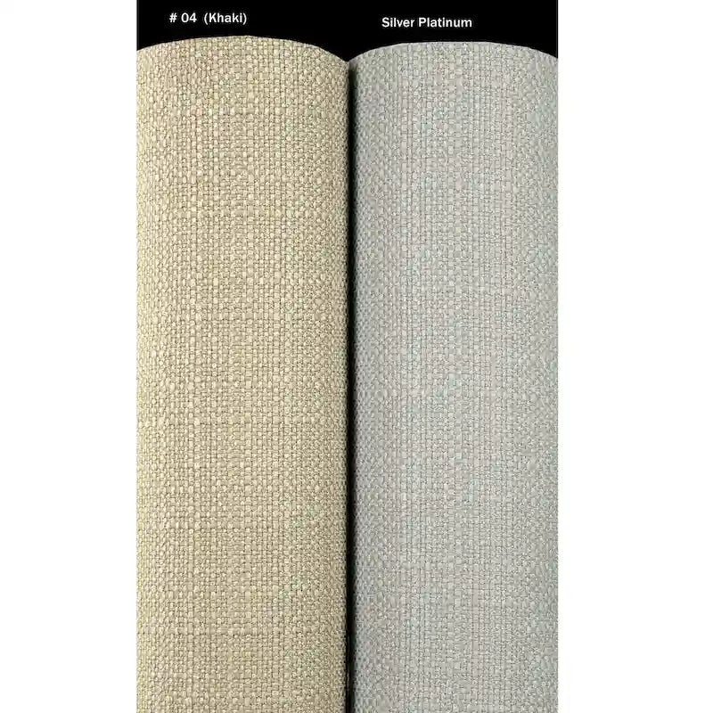 Panca-contenitore Angela con bottoni, 8 punti trapuntati, beige