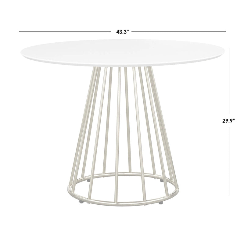 Tavolo da pranzo rotondo Simple Living Marsai - 43,3 di diametro