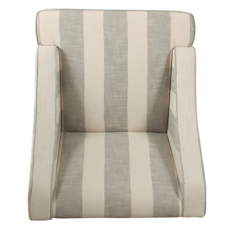 Poltrona accent classica HomePop con braccioli curvati
