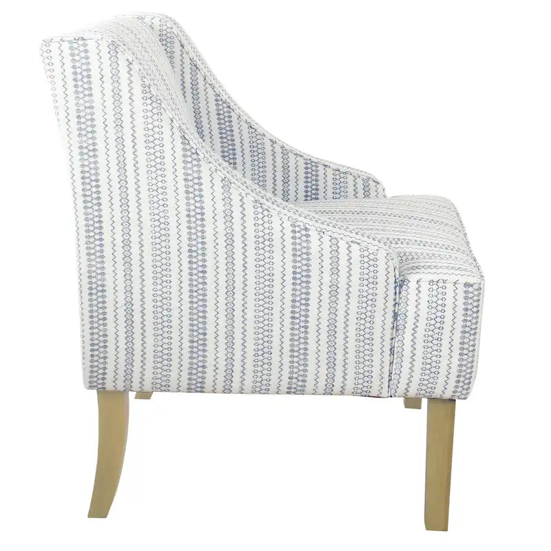 Poltrona accent classica HomePop con braccioli curvati