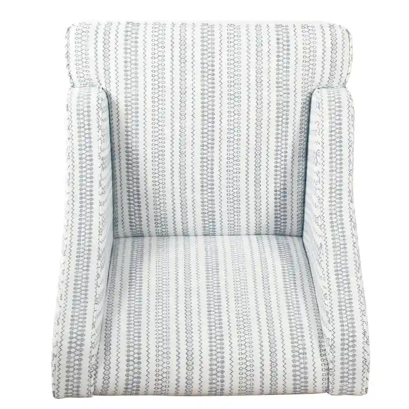 Poltrona accent classica HomePop con braccioli curvati