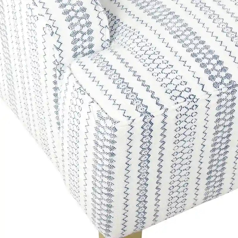 Poltrona accent classica HomePop con braccioli curvati