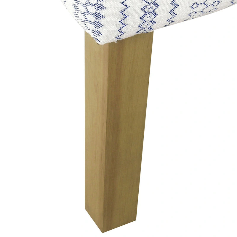 Poltrona accent classica HomePop con braccioli curvati
