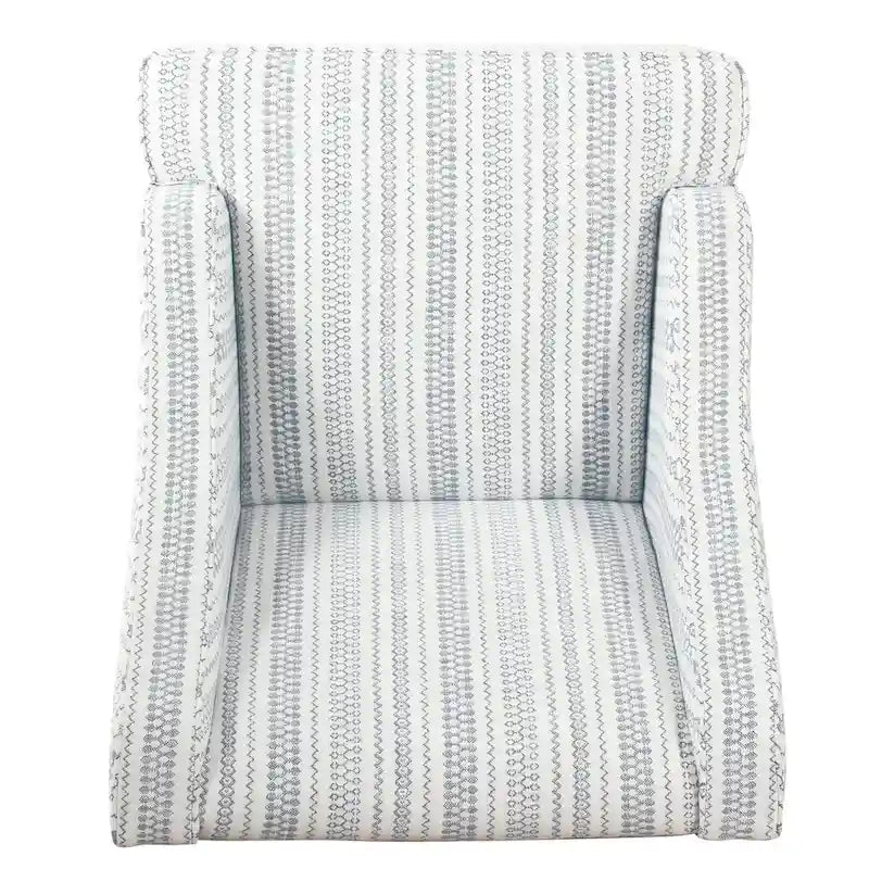Poltrona accent classica HomePop con braccioli curvati