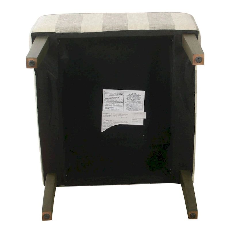 Poltrona accent classica HomePop con braccioli curvati