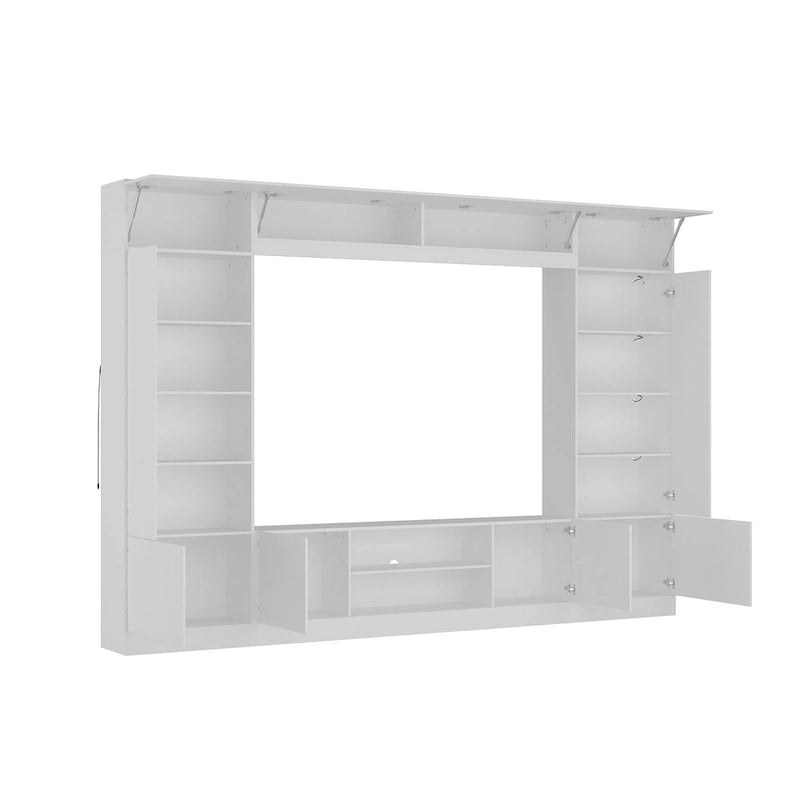 Mobile TV Versatile a Parete con Illuminazione a LED - Adatto per TV fino a 75 pollici