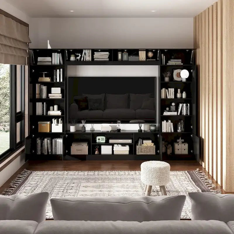 Mobile TV Versatile a Parete con Illuminazione a LED - Adatto per TV fino a 75 pollici