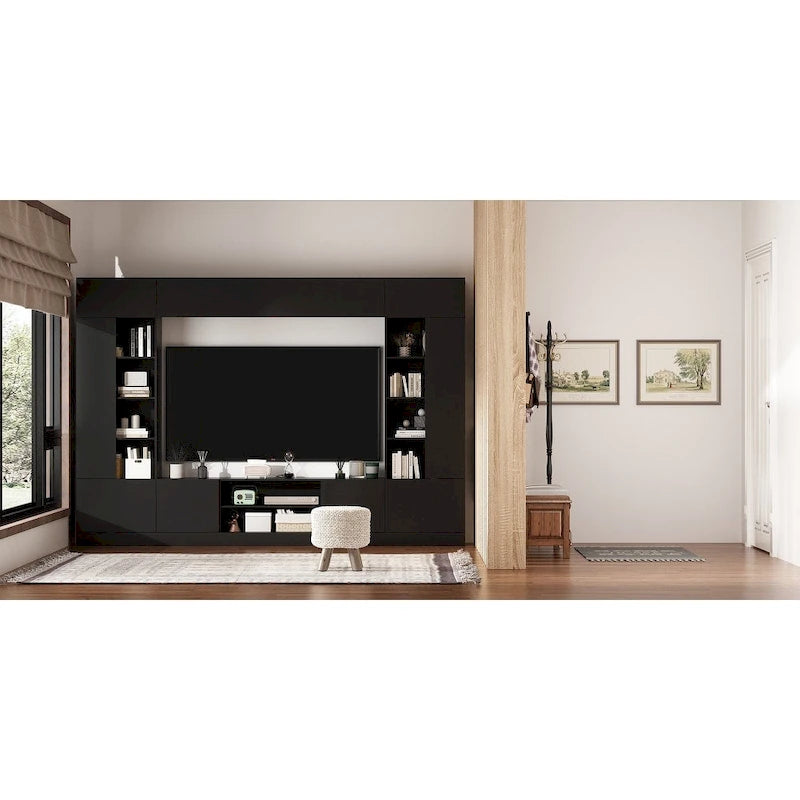 Mobile TV Versatile a Parete con Illuminazione a LED - Adatto per TV fino a 75 pollici