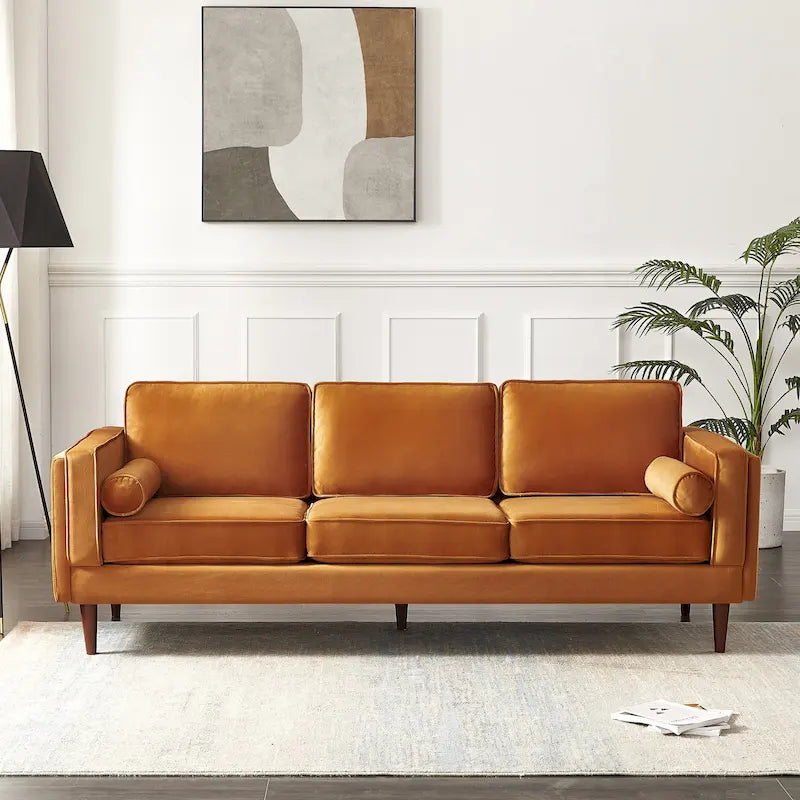 Divano Lavinia in Stile Moderno di Metà Secolo per Soggiorno - 33 x 88 x 34