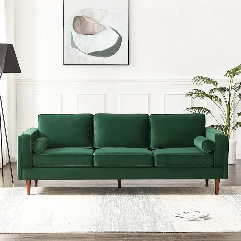 Divano Lavinia in Stile Moderno di Metà Secolo per Soggiorno - 33 x 88 x 34