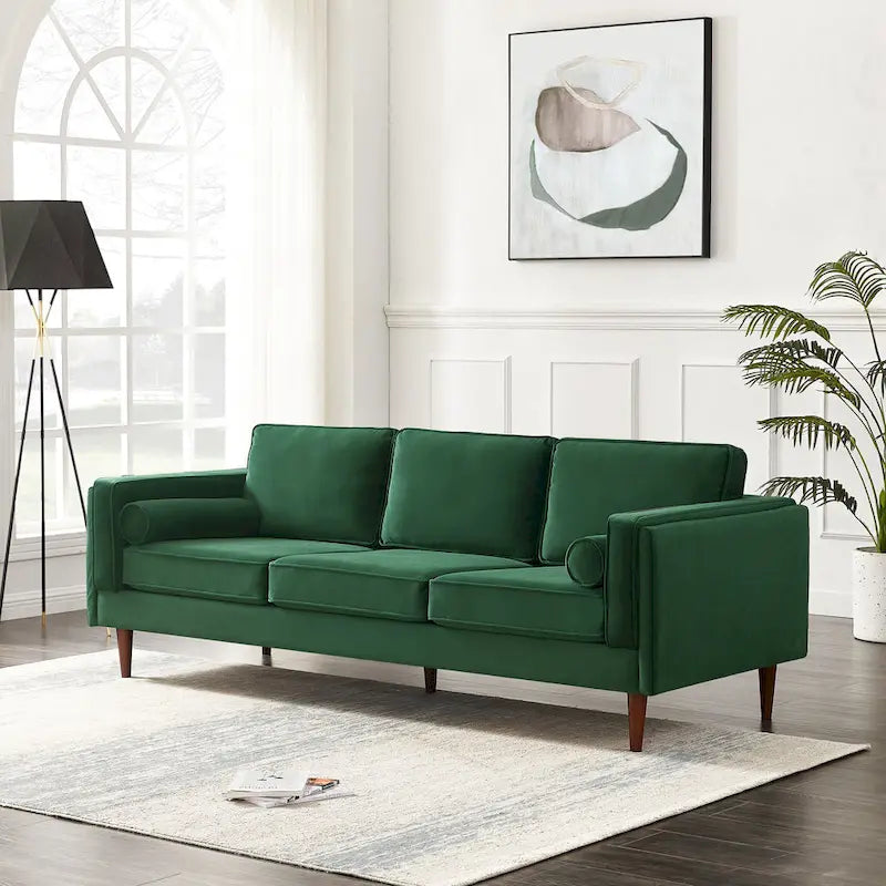 Divano Lavinia in Stile Moderno di Metà Secolo per Soggiorno - 33 x 88 x 34