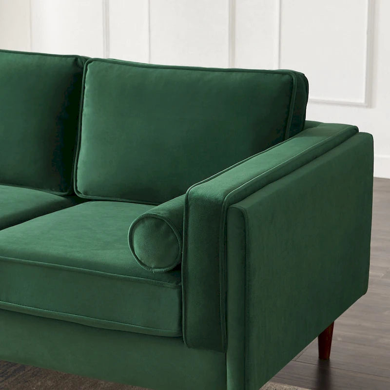Divano Lavinia in Stile Moderno di Metà Secolo per Soggiorno - 33 x 88 x 34