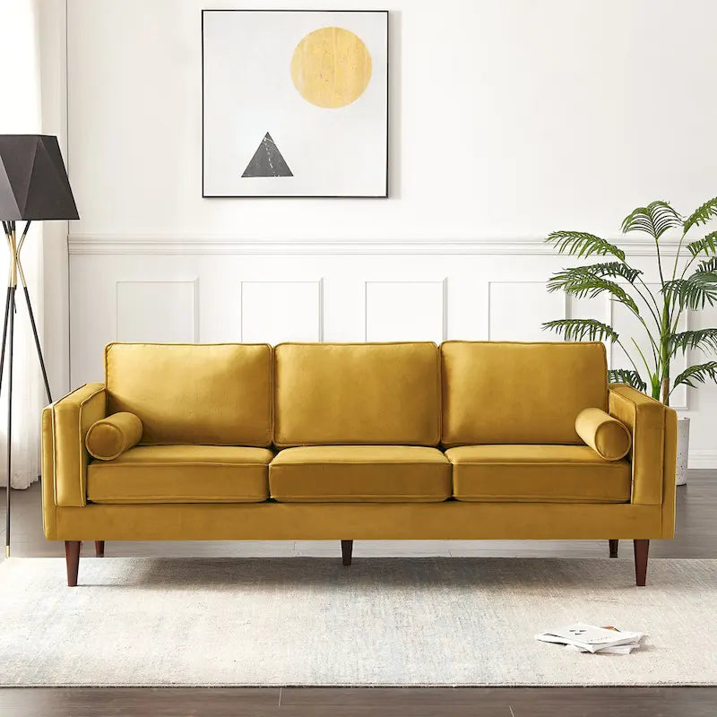 Divano Lavinia in Stile Moderno di Metà Secolo per Soggiorno - 33 x 88 x 34