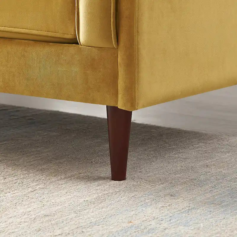 Divano Lavinia in Stile Moderno di Metà Secolo per Soggiorno - 33 x 88 x 34
