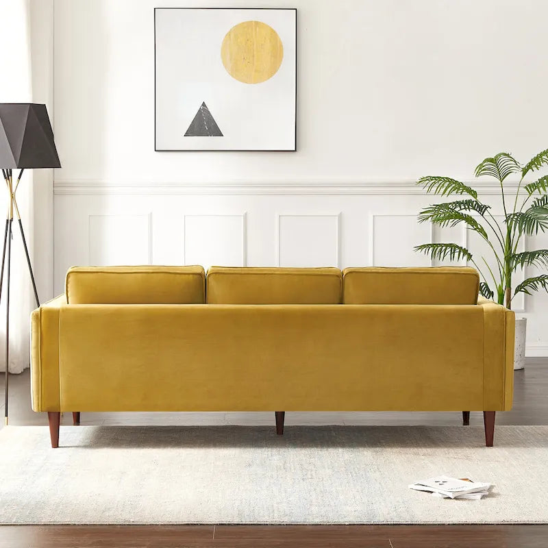 Divano Lavinia in Stile Moderno di Metà Secolo per Soggiorno - 33 x 88 x 34