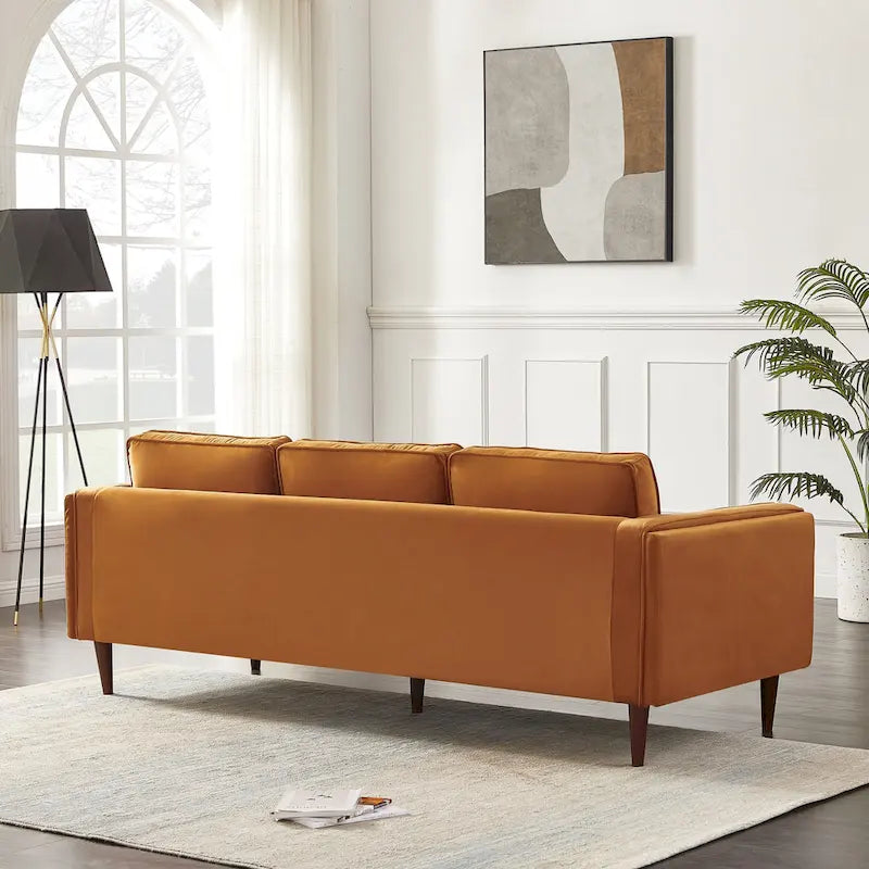 Divano Lavinia in Stile Moderno di Metà Secolo per Soggiorno - 33 x 88 x 34