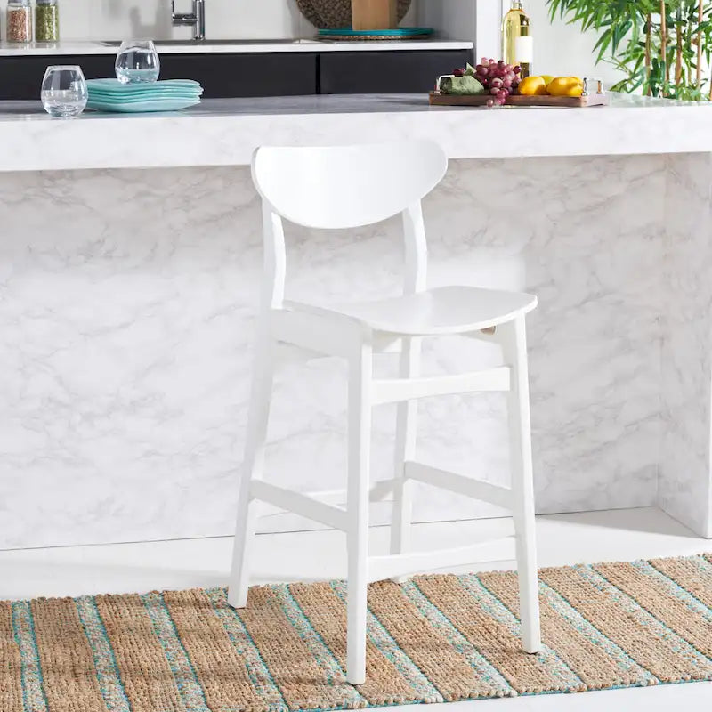 Sgabello da bancone SAFAVIEH Glennie - 17 L x 23 P x 38 H - 17Px23Lx38A