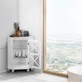 Mobile angolare accentato in legno Teamson Home Blue Ridge