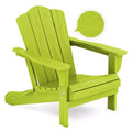 Sedia Adirondack Pieghevole Hyleory per Esterni, Poltrona da Giardino in HDPE